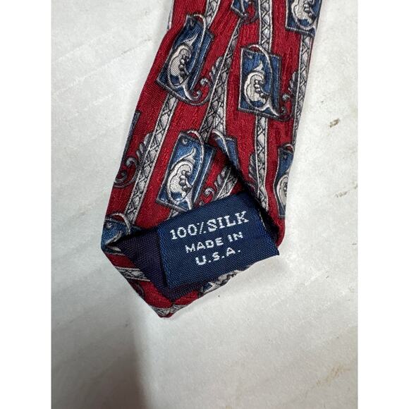 Jimmy V Mens Silk Neck Tie The V Foundation By Stonehenge Collection - Picture 4 of 5